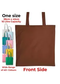 Personalised Long Handle Cotton Tote Bag RL100