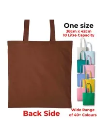 Personalised Long Handle Cotton Tote Bag RL100