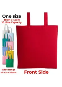 Personalised Long Handle Cotton Tote Bag RL100