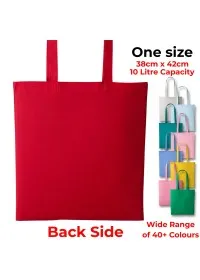 Personalised Long Handle Cotton Tote Bag RL100