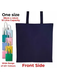Personalised Long Handle Cotton Tote Bag RL100