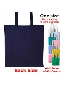 Personalised Long Handle Cotton Tote Bag RL100