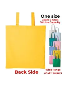 Personalised Long Handle Cotton Tote Bag RL100