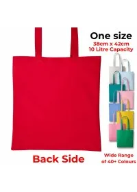 Personalised Long Handle Cotton Tote Bag RL100