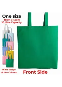 Personalised Long Handle Cotton Tote Bag RL100