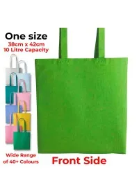 Personalised Long Handle Cotton Tote Bag RL100