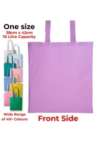 Personalised Long Handle Cotton Tote Bag RL100
