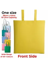 Personalised Long Handle Cotton Tote Bag RL100