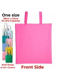 Personalised Long Handle Cotton Tote Bag RL100