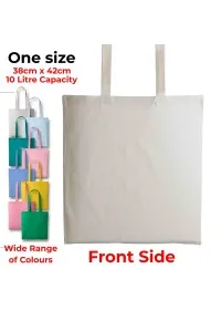 Personalised Long Handle Cotton Tote Bag RL100