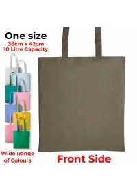 Personalised Long Handle Cotton Tote Bag RL100