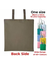 Personalised Long Handle Cotton Tote Bag RL100
