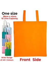 Personalised Long Handle Cotton Tote Bag RL100