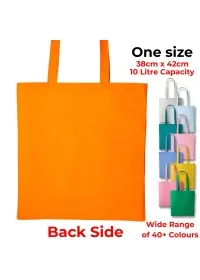 Personalised Long Handle Cotton Tote Bag RL100