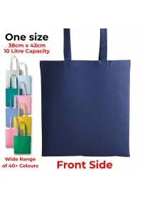 Personalised Long Handle Cotton Tote Bag RL100