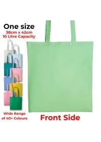 Personalised Long Handle Cotton Tote Bag RL100