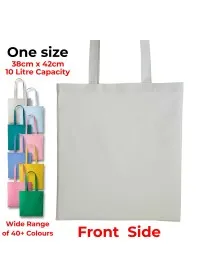 Personalised Long Handle Cotton Tote Bag RL100