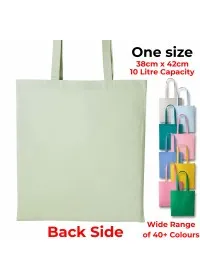 Personalised Long Handle Cotton Tote Bag RL100