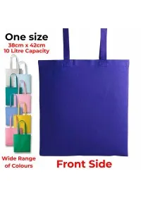 Personalised Long Handle Cotton Tote Bag RL100