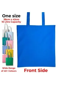 Personalised Long Handle Cotton Tote Bag RL100