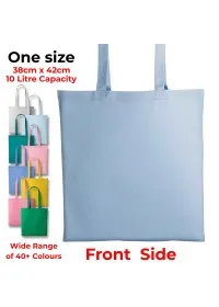 Personalised Long Handle Cotton Tote Bag RL100