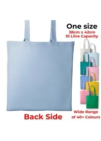 Personalised Long Handle Cotton Tote Bag RL100