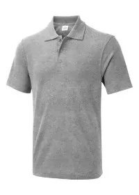 Uneek UX1 Poloshirt Heather Grey