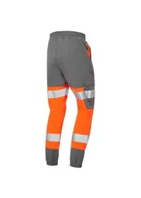 Orange & Grey Hi Vis Leo Ecoviz Hawkridge Jog Trouser JT01