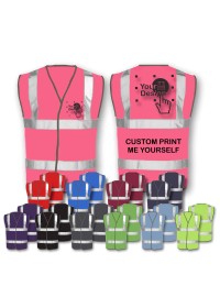 Personalised Premium Hi Vis Vest Leo W05