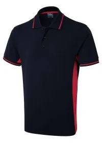 Two Tone Poloshirt Uneek UC117 Navy/Red