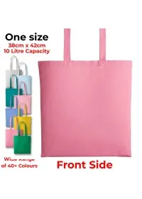 Personalised Long Handle Cotton Tote Bag RL100