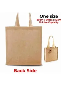 Personalised Jute Compact Tote WM406