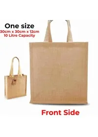 Personalised Jute Compact Tote WM406