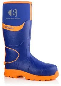 Buckboots BBZ8000 Blue yellow wellington