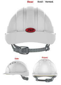 JSP Evo3 Safety Helmet Personalised Small Quantities