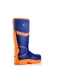 Blue and Orange Hi Vis Wellington Buckboot BBZ8000