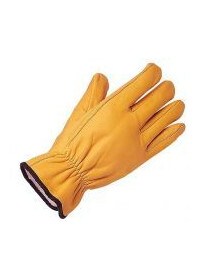 Leather fleece lined driving glove