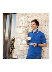 Henbury HB150,Tipped collar and cuff polo