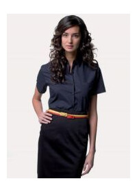 Russell J935F Women's short sleeve Easycare poplin shirt