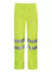 Blaklader Hi Vis Class 2 Lightweight Work Trouser Rail RIS 3279 1566 Hi  Vis Trousers ActiveWorkwear