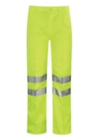 Hi Vis Poly Cotton Work Trousers