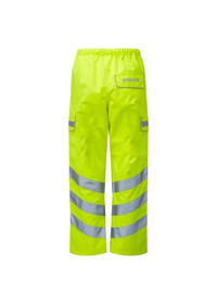 Pulsar Yellow Hi Vis Waterproof Overtrousers P206