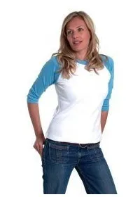 Uneek UC311 220GSM Ladies Raglan Long Sleeve T-Shirt includes your logo