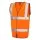 Orange Flame retardant hi vis vest Leo W06