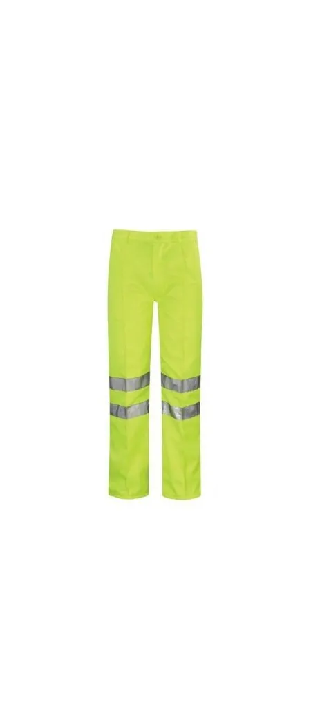 Hi Vis Poly Cotton Work Trousers