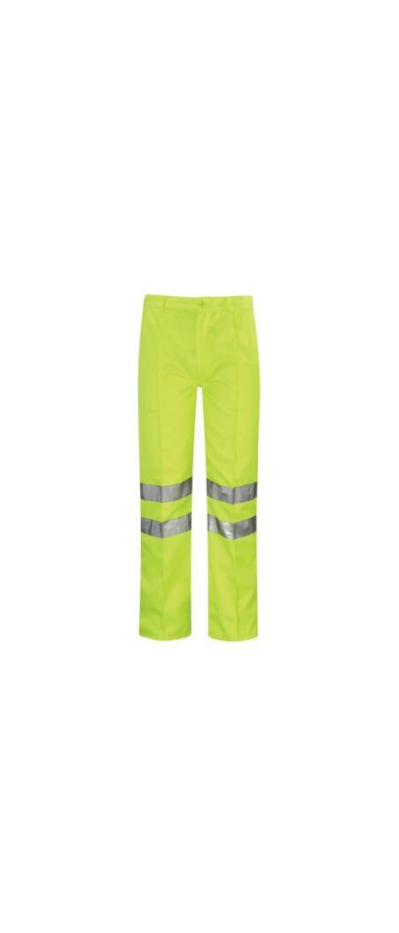 Hi Vis Poly Cotton Work Trousers