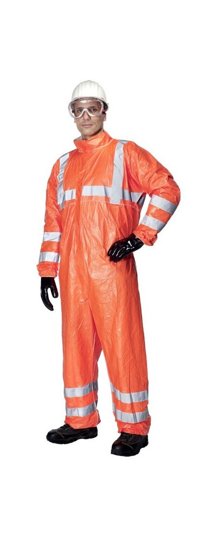 Disposable Tyvek 500 Hi Vis Coverall