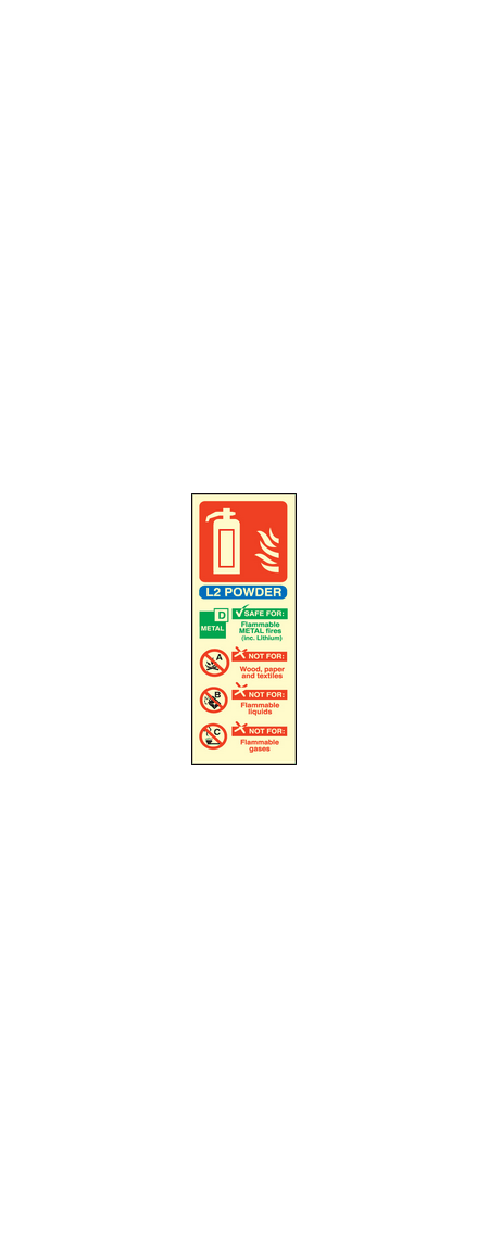 L2 Powder ident sign