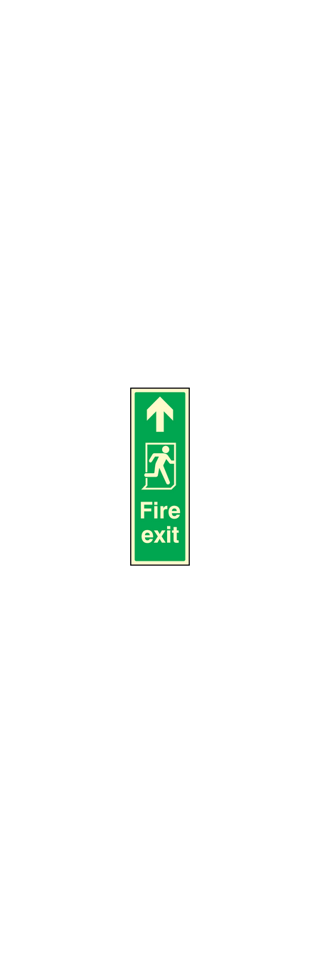 Fire exit up sign
