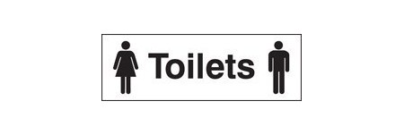 Toilets sign